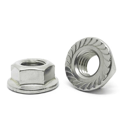 18-8(304) Stainless Steel Hex Flange Lock Nuts