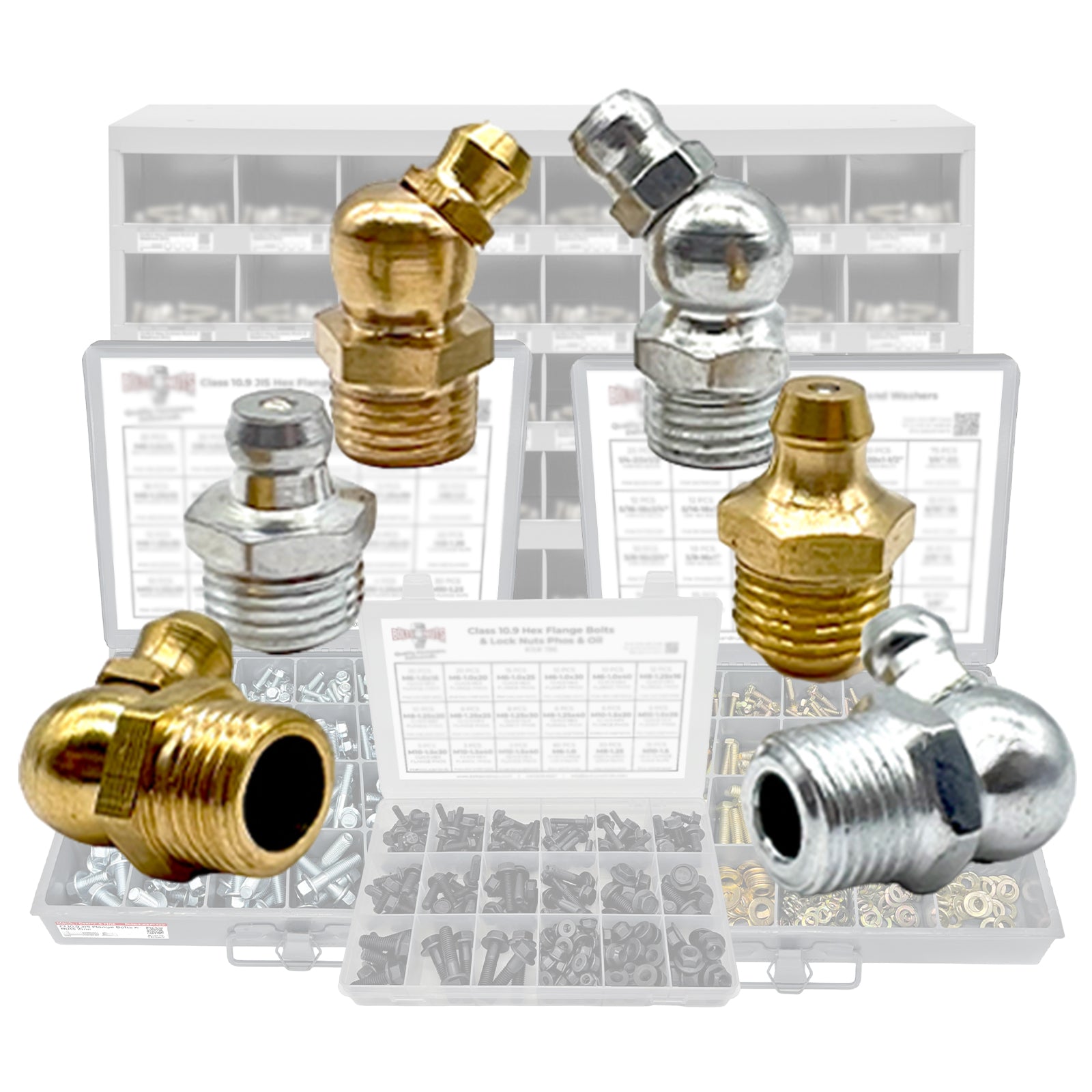 Bagged Grease Fittings (Zerks)