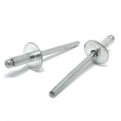 Oversize Head Alum/Alum Blind Rivets