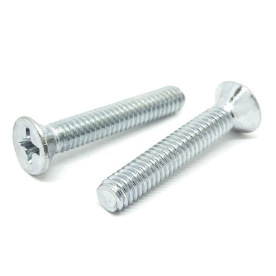 Grade 2 Phillips Flat Head Machine Screws
