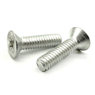 Aluminum Phillips Flat Head Machine Screws
