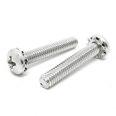 410 Stainless Steel Phillips Pan External Sems Machine Screws