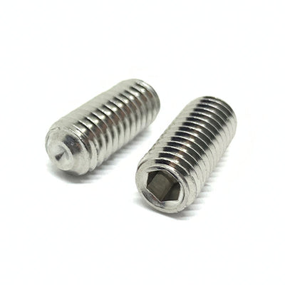 18-8 (304) Stainless Cup Point Set Screws