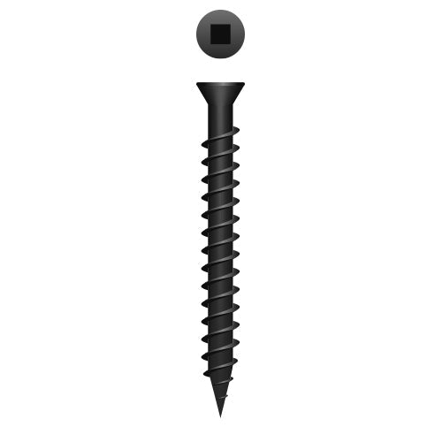 #6 Strong-Point Trim Head 6 x 1, SQ, Sharp Point, Phosphate
