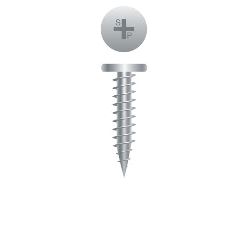 #10 Strong-Point Pancake Head 10-12 x 1, PH, Type 'A',  Strong-Shield