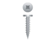#10 Strong-Point Pancake Head 10-12 x 1, SQ/PH, 305 Stainless Steel