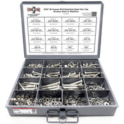 5/16"-18 Coarse 18-8 Stainless Steel Hex Cap Screws, Nuts, & Washers - 540 PCS