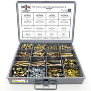 3/8"-24 Fine Grade 8 Hex Cap Screws, Nuts, & Washers - 378 PCS
