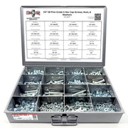 1/4"-28 Fine Grade 5 Hex Cap Screws, Nuts, & Washers - 1149 PCS
