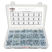 Assortment Kit #591 (746Pcs.) Hex Washer Head Drill Screw Kit - Zinc Plated