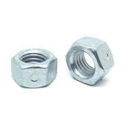 1/4"-28 Steel Two Way Reversible Hex Lock Nuts Zinc
