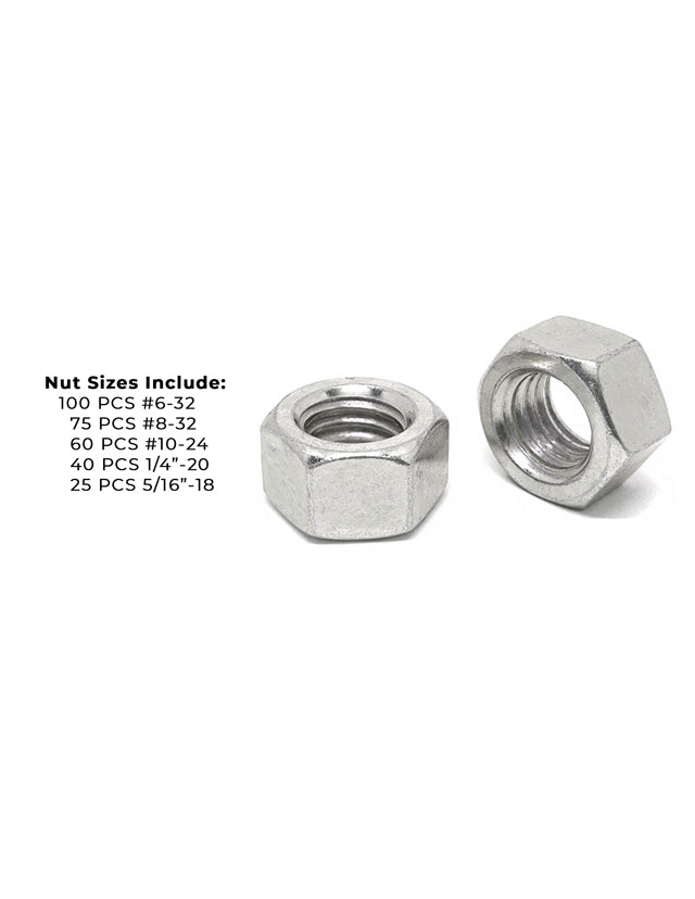 Inch Stainless Finished Hex Nuts