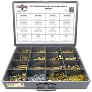 7/16"-20 Fine Grade 8 Hex Cap Screws, Nuts, & Washers - 528 PCS