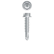 #12 Strong-Point Hex Washer Head 12-14 x 2-1/2, 410 Stainless Steel