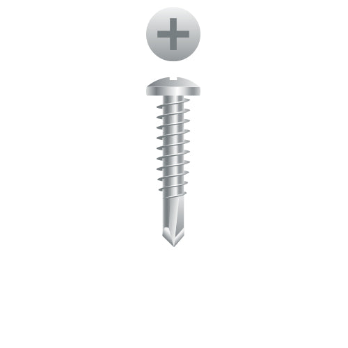 #10 Strong-Point Pan Head 10-16 x 1/2, PH, 410 Stainless Steel