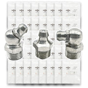 Inch and Metric Steel Zinc Clear Zerks Grease Fittings - 550 PCS