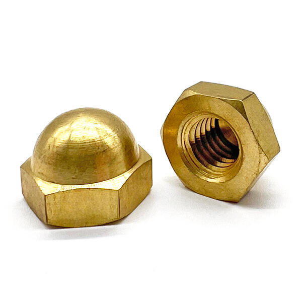 #4-40 Brass Acorn Nuts