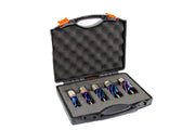 5 Piece Set with 1" Depth of Cut - nACo (Nano-Composite) Coated Blue Annular Cutter