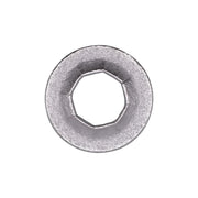 3/8" Stud, Sheered Push On Retainer, 8 Prongs, Zinc Mechanical .0002 Minimum