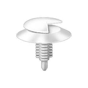 5/16"x11/16" White Double Head Door Trim Christmas Tree Retainer