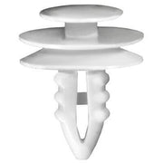 11/32"x9/16" White Triple Head Nylon Interior Trip Panel Retainer - Ford