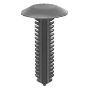 5/16"x1-1/4" Black Nylon Single Head Christmas Tree Retainer, 3/4" Head