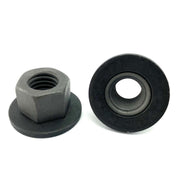 M10-1.5 Hex SEMS Nut, 15mm Wrench, 24mm Washer, Phosphate