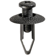 8mmx20mm Black Phillips Screw Type Retainer with Closed End, 20mm Head