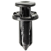 9mmx22mm Black Nylon Push-Type Retainer with Drive Pin, 18mm Head