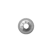 1/8" Stud, Sheered Push On Retainer, 8 Prongs, Zinc Mechanical .0002 Minimum