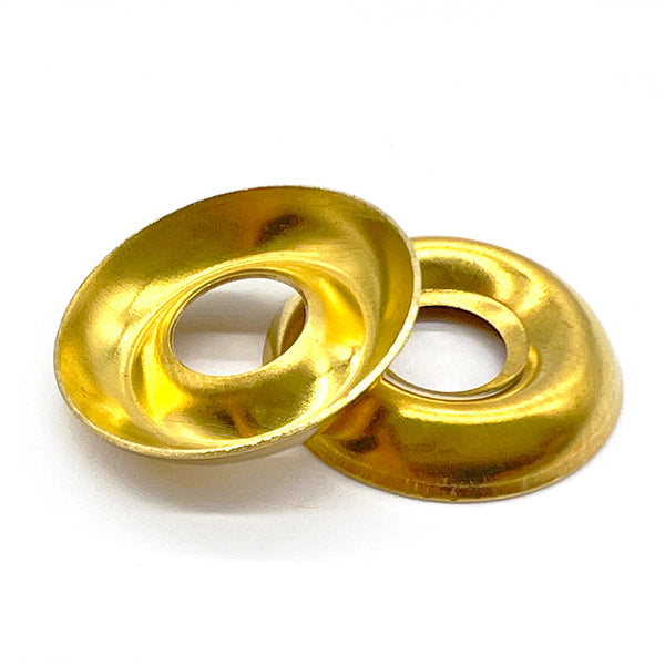 1/4" Brass Finishing Cup Washers