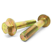 M6-1.0x35 Class 10.9 Hex Flange Bolts Zinc Yellow