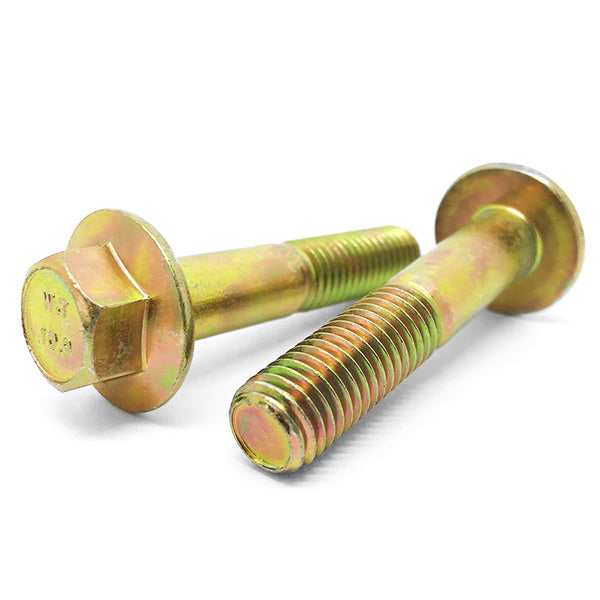 M14-1.5x80 Class 10.9 Fine Thread Hex Flange Bolts Zinc Yellow