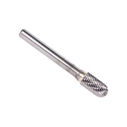 1/2" x 1" Cylindrical Radius End Carbide Bur 1/4 Shank