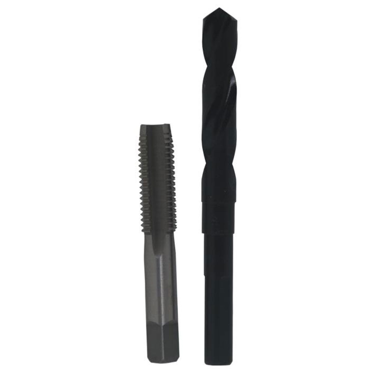 7/8"-14 HSS Plug Tap and 13/16" HSS 1/2" Shank Drill Bit