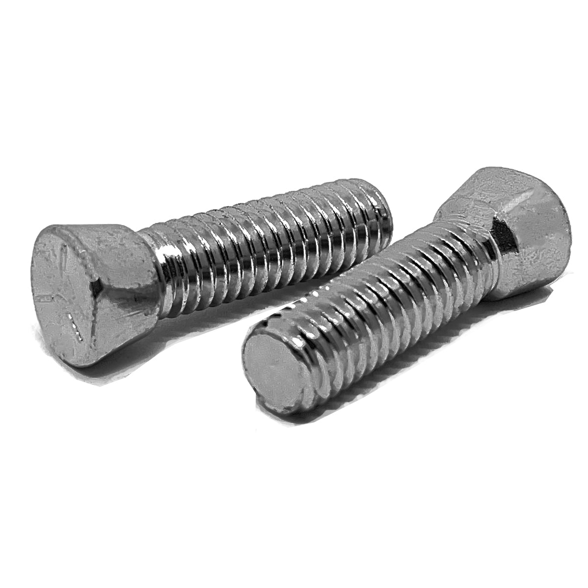 3/8-16x1-1/4" Grade 5 Clipped Head Plow Bolts Plain & Oil