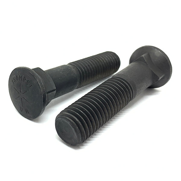 5/8-11x4" Grade 8 #3 Dome Head Plow Bolts Plain