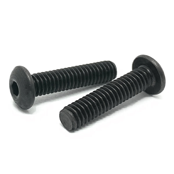 1/4-28x1-1/4" Alloy Button Head Socket Cap Screws Black Oxide