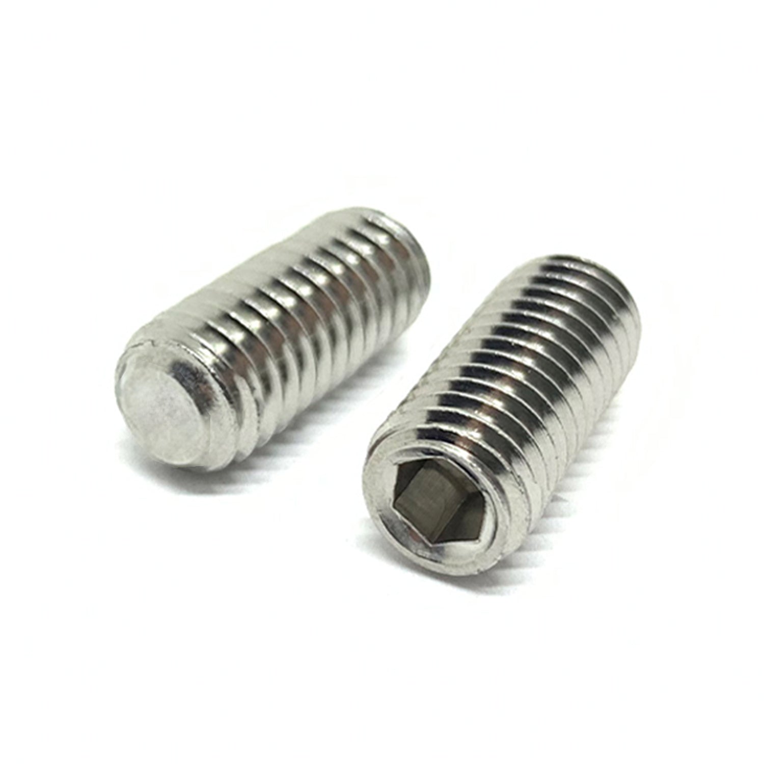 M4-0.70x6 Stainless Steel A2 Flat Point Allen Socket Set Screws