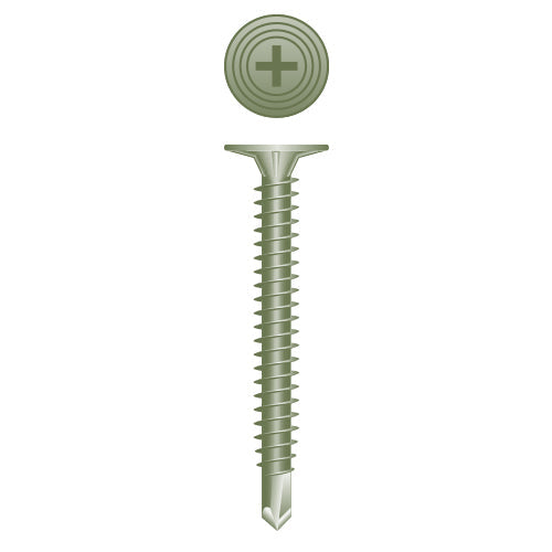 #8 Strong-Point Wafer Head 8-18 x 2-1/4, PH, Self-Drilling, Ruspert