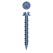 #1/4 Strong-Point Hex Washer Head 1/4 x 3-3/4, Hi-Low, Blue Ceramic Finish