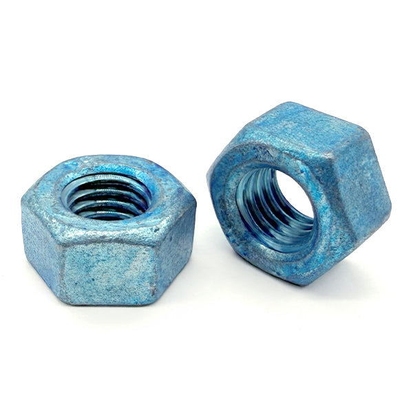 7/8"-9 Grade DH Heavy Hex Nut Hot Dipped Galvanized with Wax & Blue Dye
