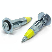 1/8" S x1-1/4" Hollow Wall Drywall Anchor Drive Point Steel Zinc Clear