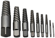 #1-9 Carbon Steel Spiral Flute Screw Extractor Set