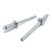 1/8" Dia 3/8"-1/2" (48)  Grip - Dome Head Blind Rivets Alum/Alum Mandrel