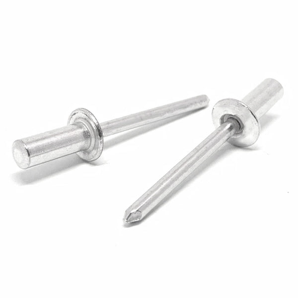 1/8" Dia 1/16" - 1/8" (42) Grip - Closed End Dome Head Blind Rivets Stainless/Stainless Steel Mandrel