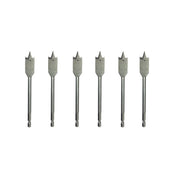 6 Piece 6" Spade Bit Set