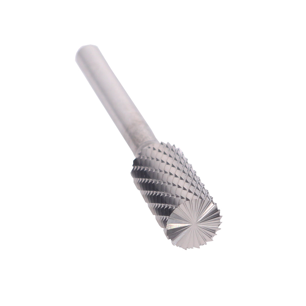 SB-2 5/16" X 3/4" Cylindrical End Cut Carbide Bur 1/4" Shank