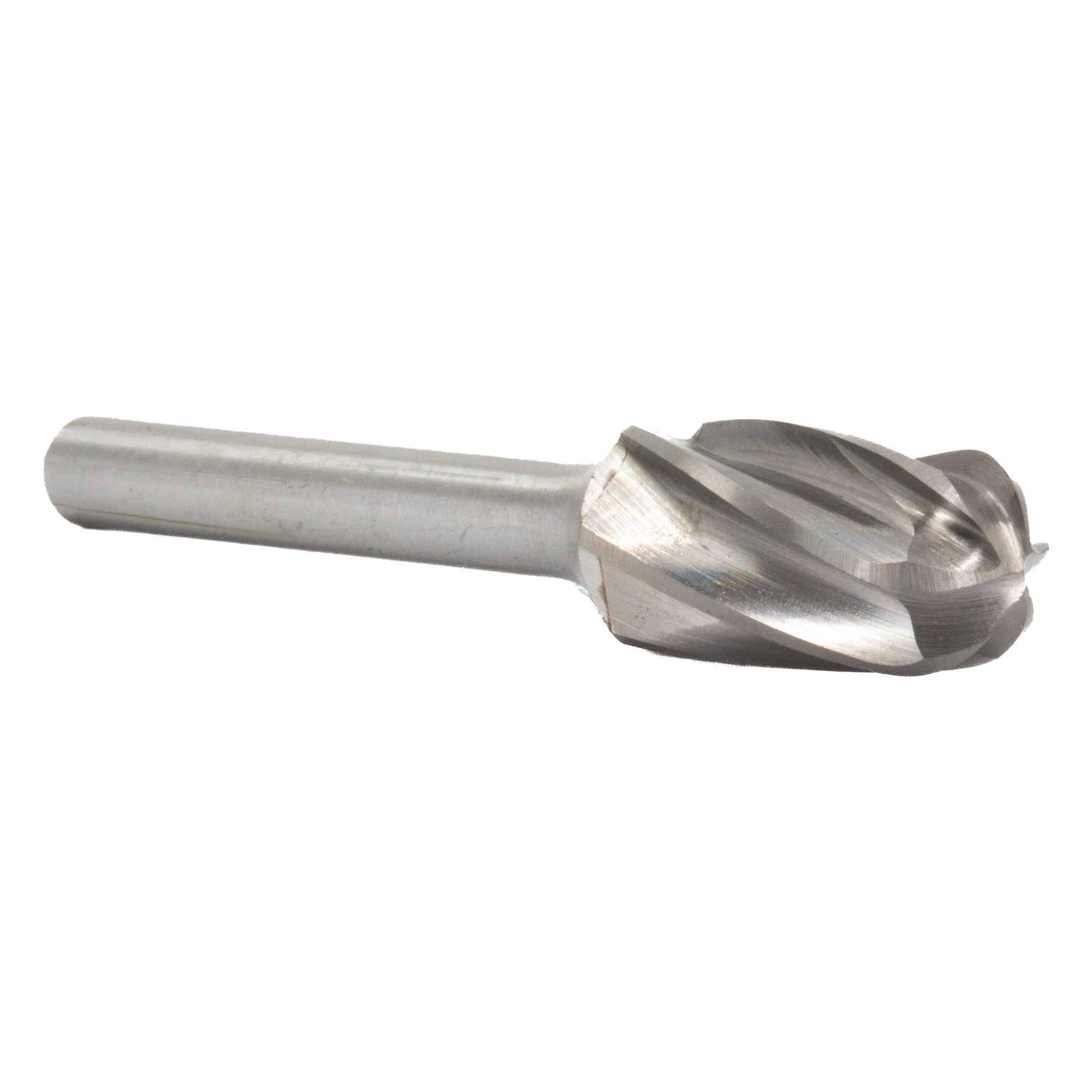 SC-5NF 1/2" X 1" Cylindrical Radius End Carbide Bur 1/4" Shank for Aluminum