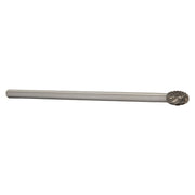 SE-1 1/4" X 3/8" X 6" Long Shank Oval Carbide Bur 1/4" Shank